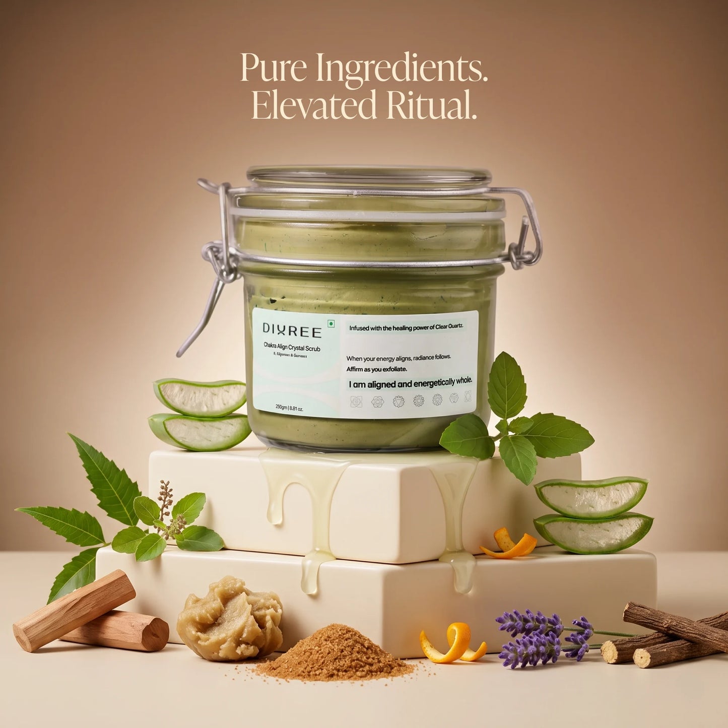 Chakra Align Crystal Scrub
