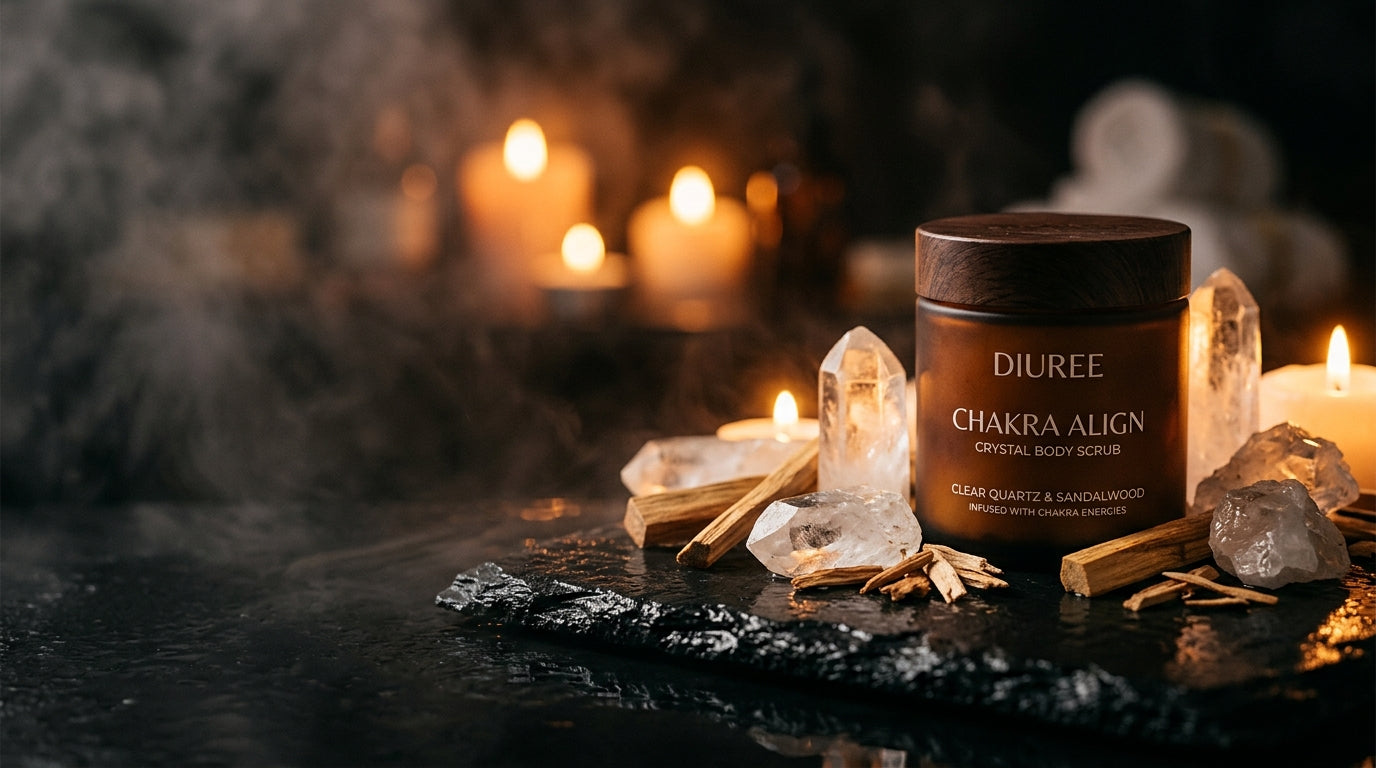 Diuree Chakra Align Crystal Body Scrub